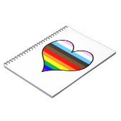 Rainbow Heart Notebook Notizblock (Linke Seite)