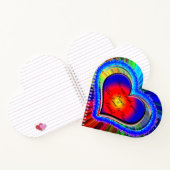 Rainbow Heart Notizblock (Innenseite)