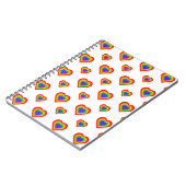 Rainbow Heart Notizblock (Linke Seite)