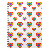 Rainbow Heart Notizblock (Vorderseite)