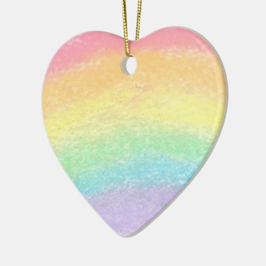 Rainbow Heart - Ornament (Links)