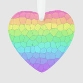 Rainbow Heart Ornament (Vorderseite)