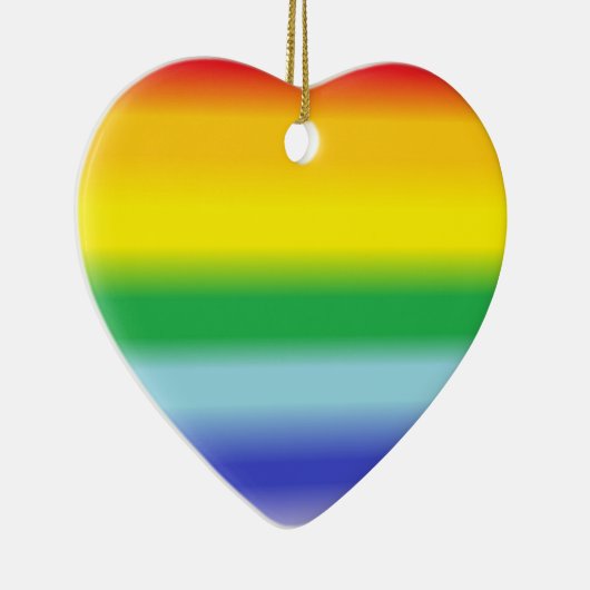 Rainbow Heart Ornament (Rechts)