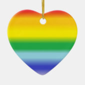 Rainbow Heart Ornament (Vorne)