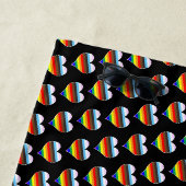 Rainbow Heart Pattern Beach Handtuch (Beispiel)