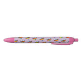 Rainbow Heart Pattern Black Ink Pen Kugelschreiber (Unterseite)