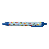 Rainbow Heart Pattern Black Ink Pen Kugelschreiber (Unterseite)