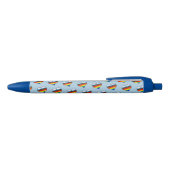 Rainbow Heart Pattern Black Ink Pen Kugelschreiber (Oberseite)
