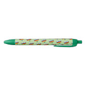 Rainbow Heart Pattern Black Ink Pen Kugelschreiber (Unterseite)