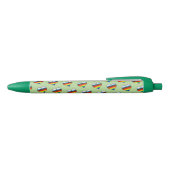 Rainbow Heart Pattern Black Ink Pen Kugelschreiber (Oberseite)
