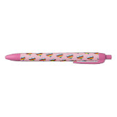 Rainbow Heart Pattern Black Ink Pen Kugelschreiber (Unterseite)