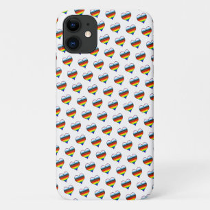Rainbow Heart Pattern Case-Mate iPhone Case