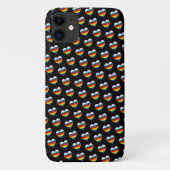 Rainbow Heart Pattern Case-Mate iPhone Hülle (Rückseite)