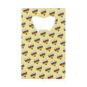 Rainbow Heart Pattern Geldbeutel Flaschenöffner (Vorderseite)
