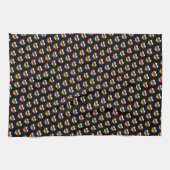 Rainbow Heart Pattern Geschirrtuch (Horizontal)