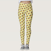 Rainbow Heart Pattern Leggings (Vorderseite)