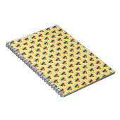 Rainbow Heart Pattern Notebook Notizblock (Rechte Seite)