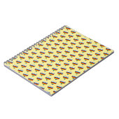 Rainbow Heart Pattern Notebook Notizblock (Linke Seite)