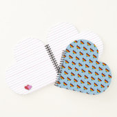 Rainbow Heart Pattern Notebook Notizblock (Innenseite)