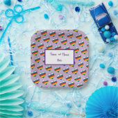 Rainbow Heart Pattern Paper Teller (Party)