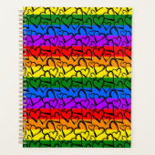 Rainbow Heart Pattern Planer (Vorderseite)