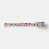 Rainbow Heart Pattern Satin Ribbon Satinband (Vorderseite)