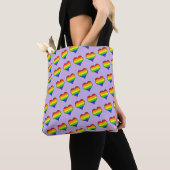 Rainbow Heart Pattern Tasche (Von Nahem)