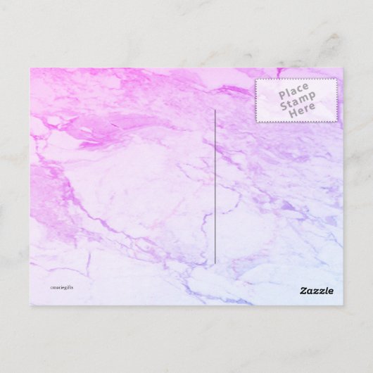 Rainbow Heart Postkarte (Rückseite)