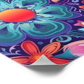 Rainbow Heart Pride Poster (Ecke)