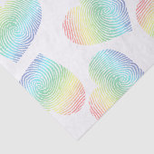 Rainbow Heart Seidenpapier (Ausschnitt)