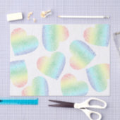 Rainbow Heart Seidenpapier (Handwerk)