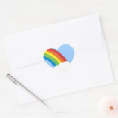Rainbow Heart-Shaped Stickers der 80er Jahre (Umschlag)