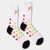 Rainbow Heart Socks | AOSA & AWS Socken (Rechts)