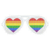 "RAINBOW HEART" SONNENBRILLE (Vorderseite)