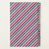 Rainbow Heart Spiral Notebook - Lila Notizblock (Rückseite)