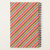 Rainbow Heart Spiral Notebook - Pink Notizblock (Rückseite)