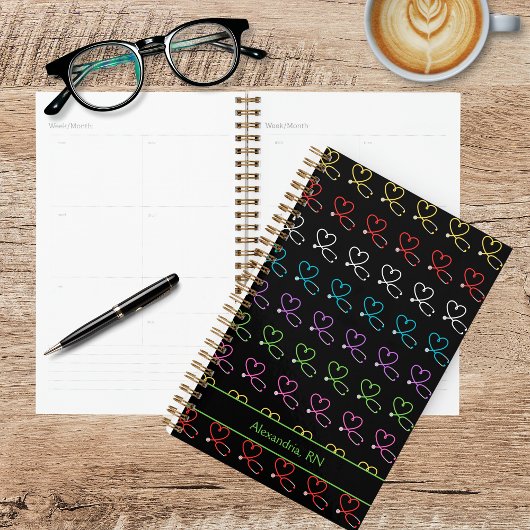 Rainbow Heart Stethoscope Planer