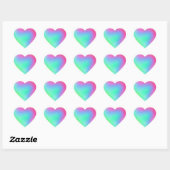 Rainbow Heart Sticker (Blatt)