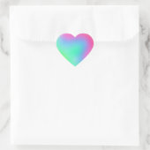 Rainbow Heart Sticker (Tasche)