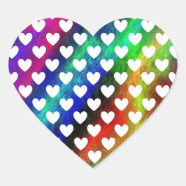 Rainbow Heart Stickers