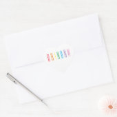 RAINBOW Heart Stickers (Umschlag)