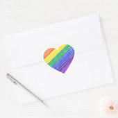Rainbow Heart Stickers (Umschlag)