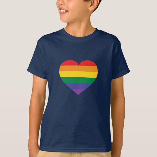 Rainbow Heart T-Shirt (Vorderseite)