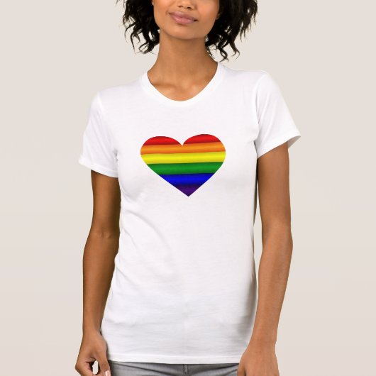 Rainbow Heart T-Shirt (Vorderseite)