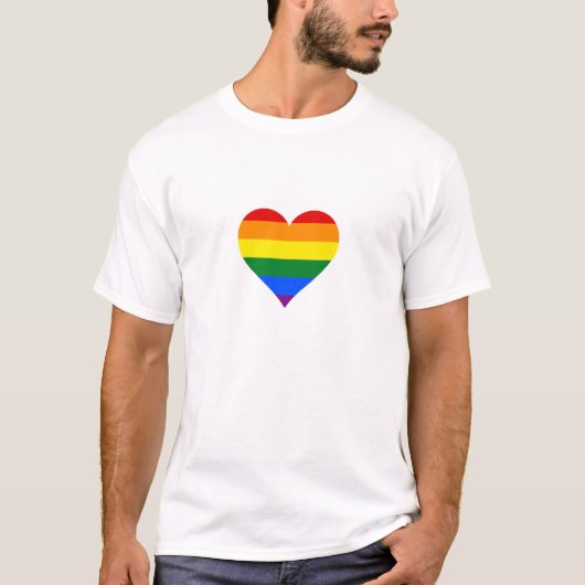 Rainbow Heart T-Shirt (Vorderseite)