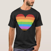 Rainbow Heart T-Shirt (Vorderseite)