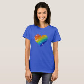 Rainbow Heart T - Shirt (Vorne ganz)