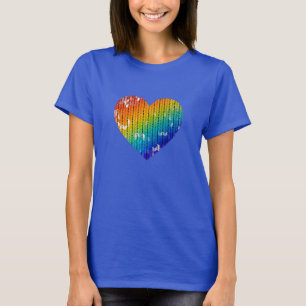 Rainbow Heart T - Shirt