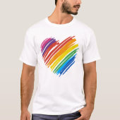 Rainbow Heart T-Shirt (Vorderseite)