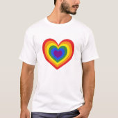 Rainbow Heart T-Shirt (Vorderseite)